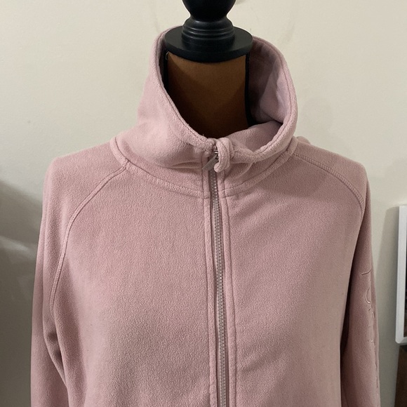 Calvin Klein Performance tech fleece zip jacket with spellout logo sleeve size L - Picture 6 of 16